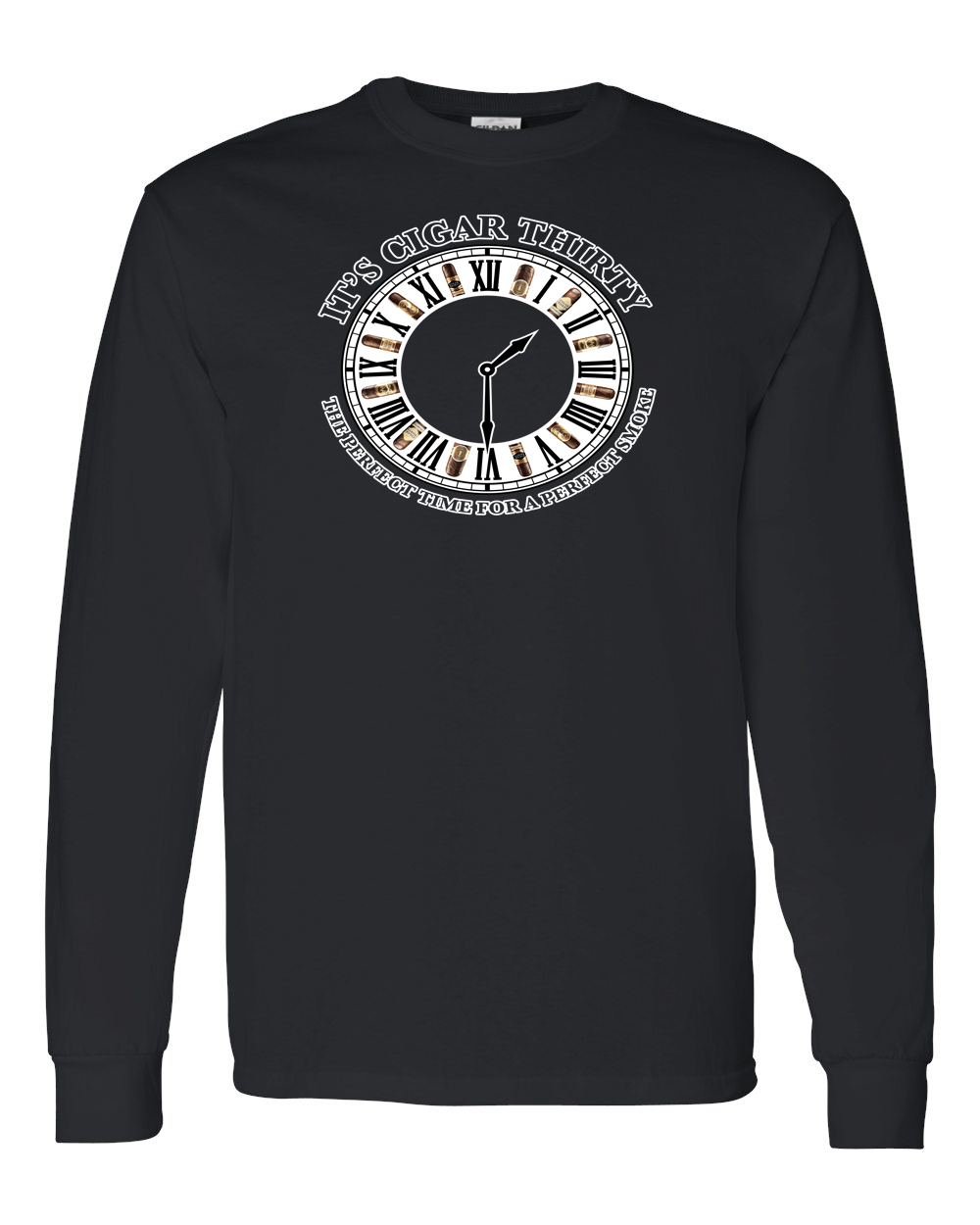 IT'S CIGAR THIRTY BLACK  LONG SLEEVES