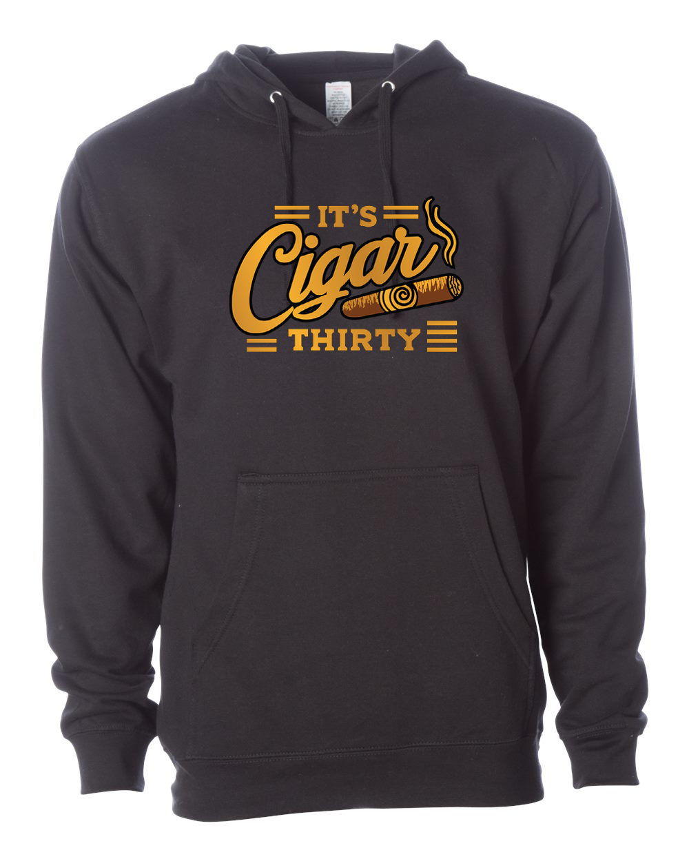IT'S CIGAR THIRTY BLACK WITH GOLD SWEATSHIRT