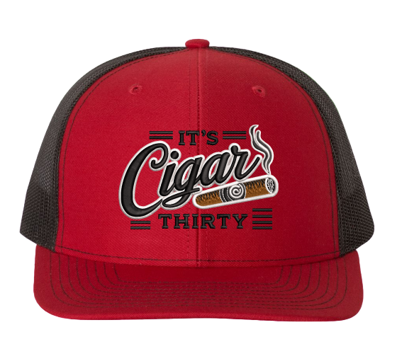 IT'S CIGAR THIRTY RED/BLACK TRUCKER