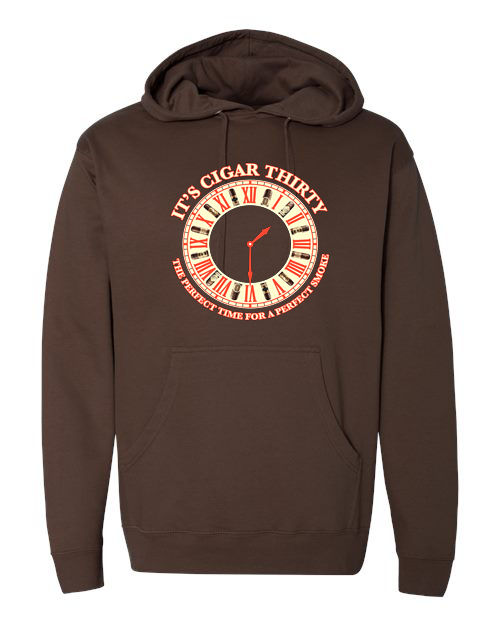 IT'S CIGAR THIRTY BROWN  CREAM & ORANGE SWEATSHIRT