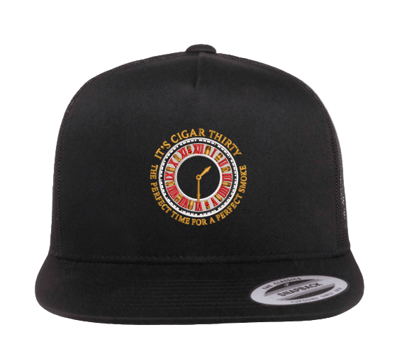 IT'S CIGAR THIRTY BLACK FLAT BILL SNAPBACK