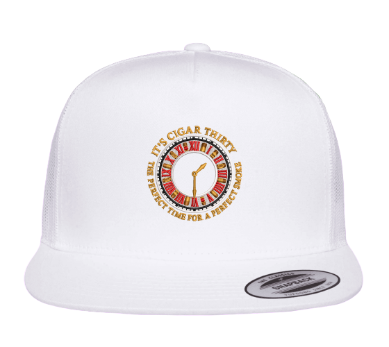 IT'S CIGAR THIRTY WHITE FLAT BILL SNAPBACK