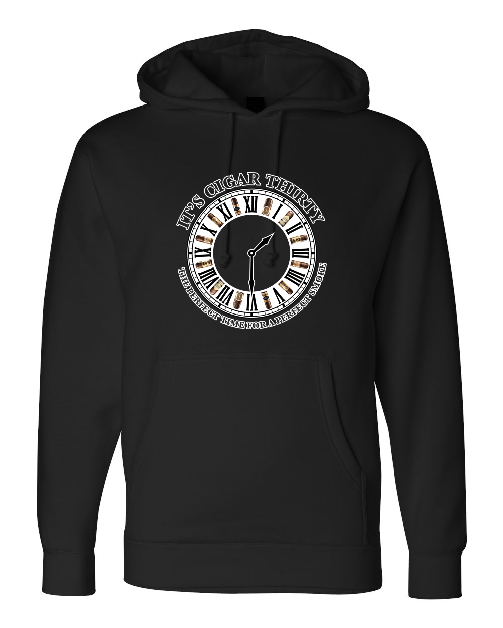 IT'S CIGAR THIRTY BLACK & WHITE SWEATSHIRT