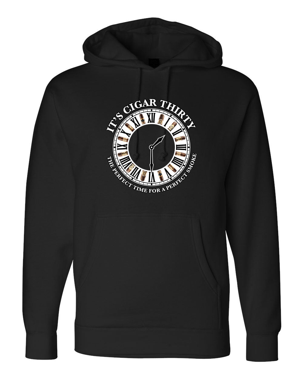 IT'S CIGAR THIRTY BLACK & WHITE SWEATSHIRT