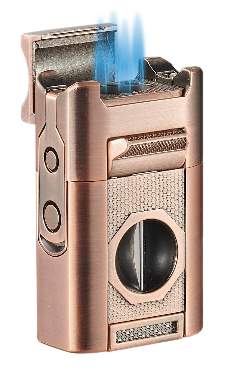 IT'S CIGAR THIRTY BRONZE 6 IN 1 QUAD FLAME LIGHTER