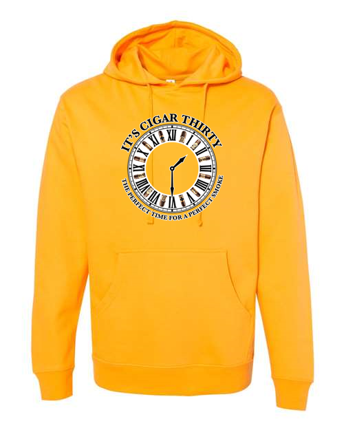 IT'S CIGAR THIRTY GOLD  & BLACK SWEATSHIRT