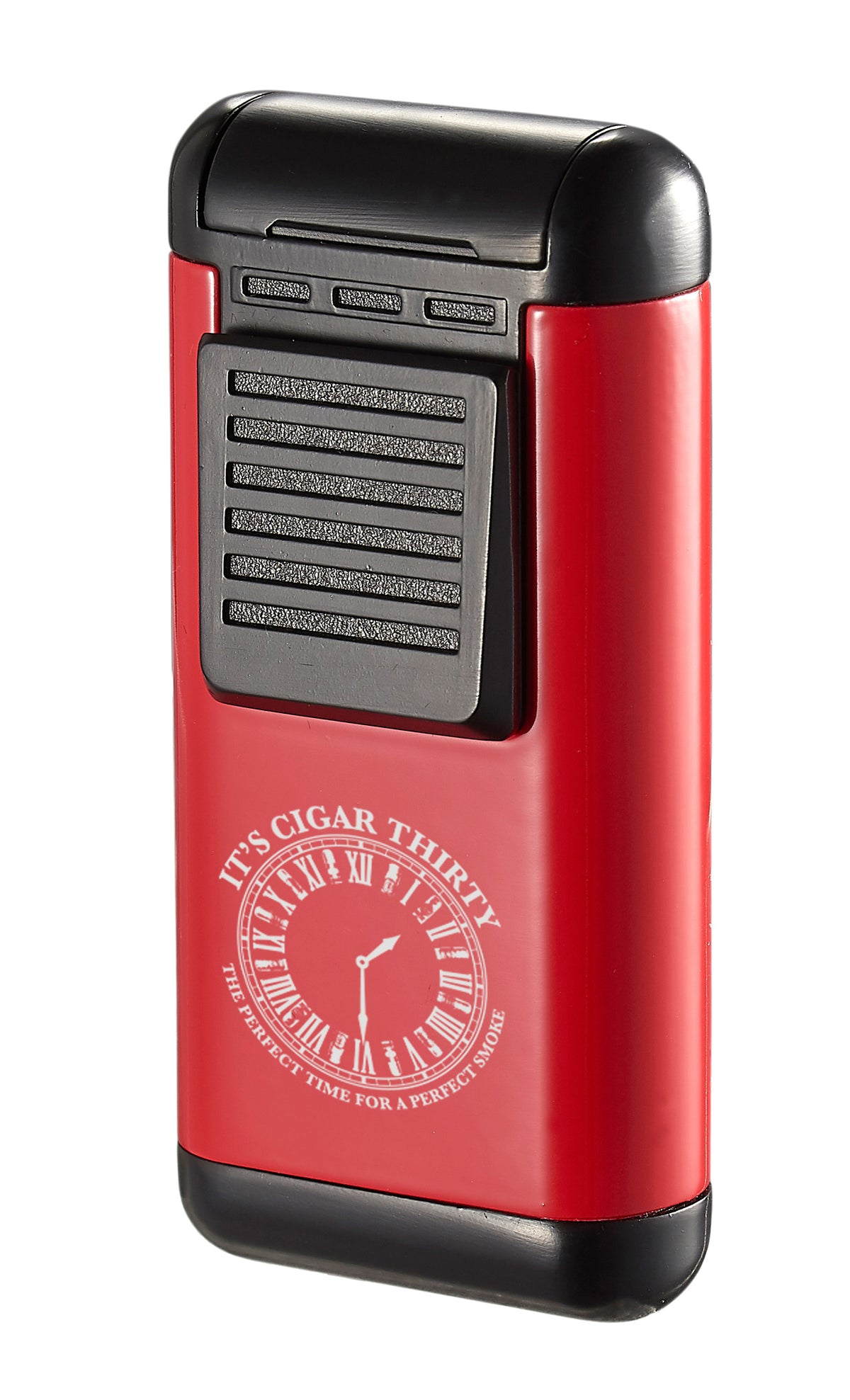 IT'S CIGAR THIRTY RED TRIPLE TORCH LIGHTER