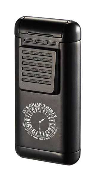 IT'S CIGAR THIRTY BLACK TRIPLE TORCH LIGHTER